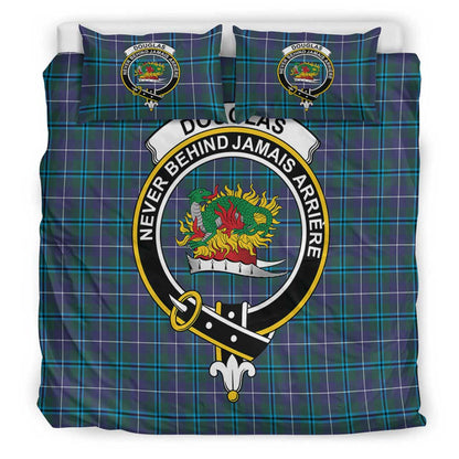 Douglas Modern Tartan Crest Bedding Set