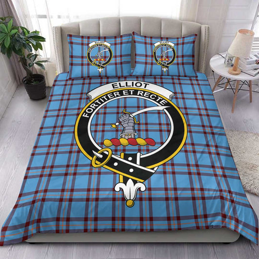 Elliot Ancient Tartan Crest Bedding Set