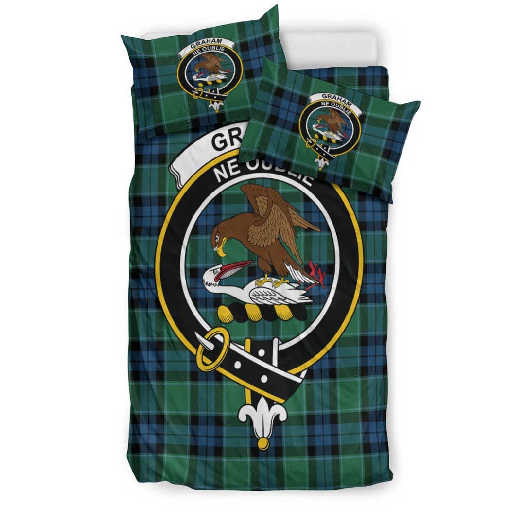 Graham of Menteith Ancient Tartan Crest Bedding Set