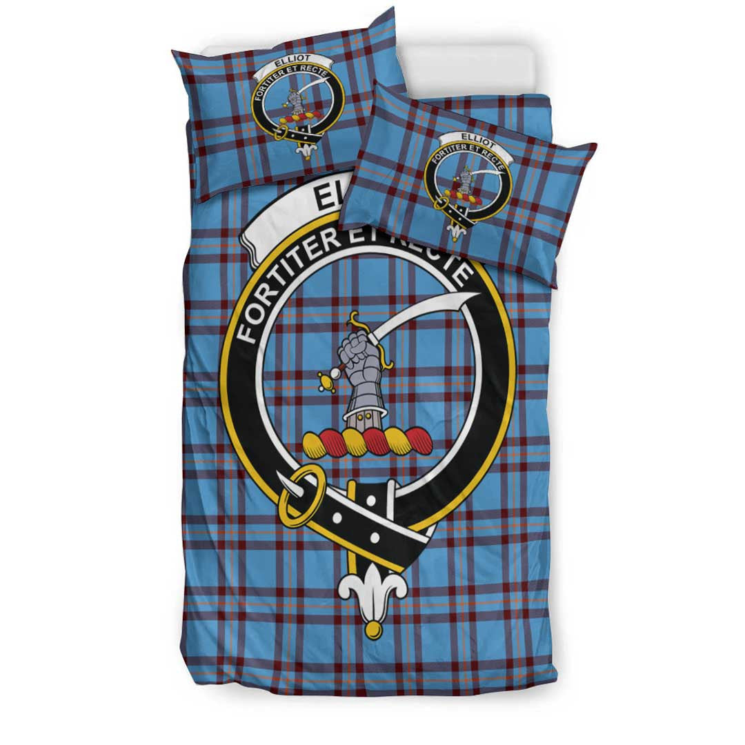 Elliot Ancient Tartan Crest Bedding Set