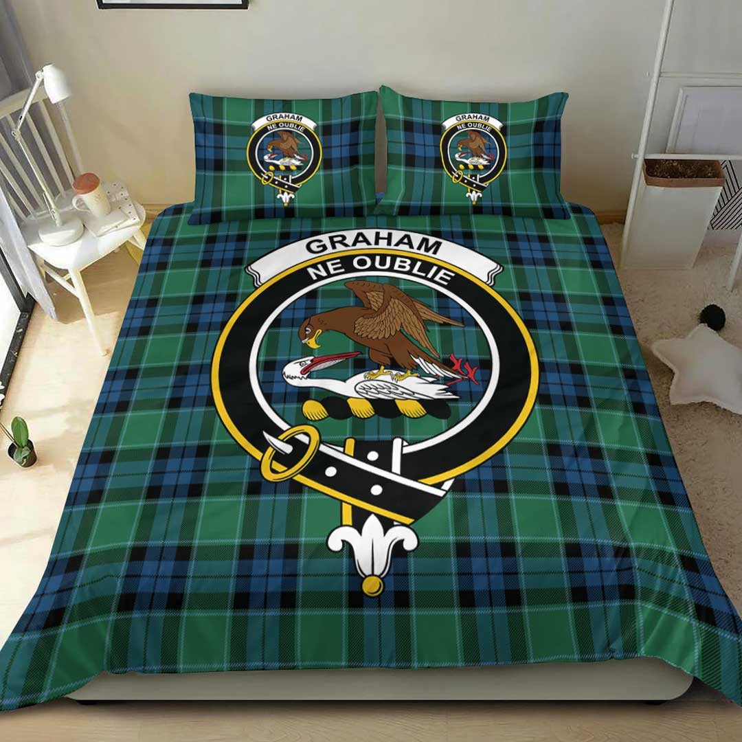 Graham of Menteith Ancient Tartan Crest Bedding Set