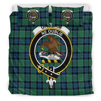 Graham of Menteith Ancient Tartan Crest Bedding Set