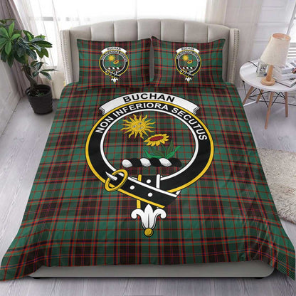 Buchan Ancient Tartan Crest Bedding Set