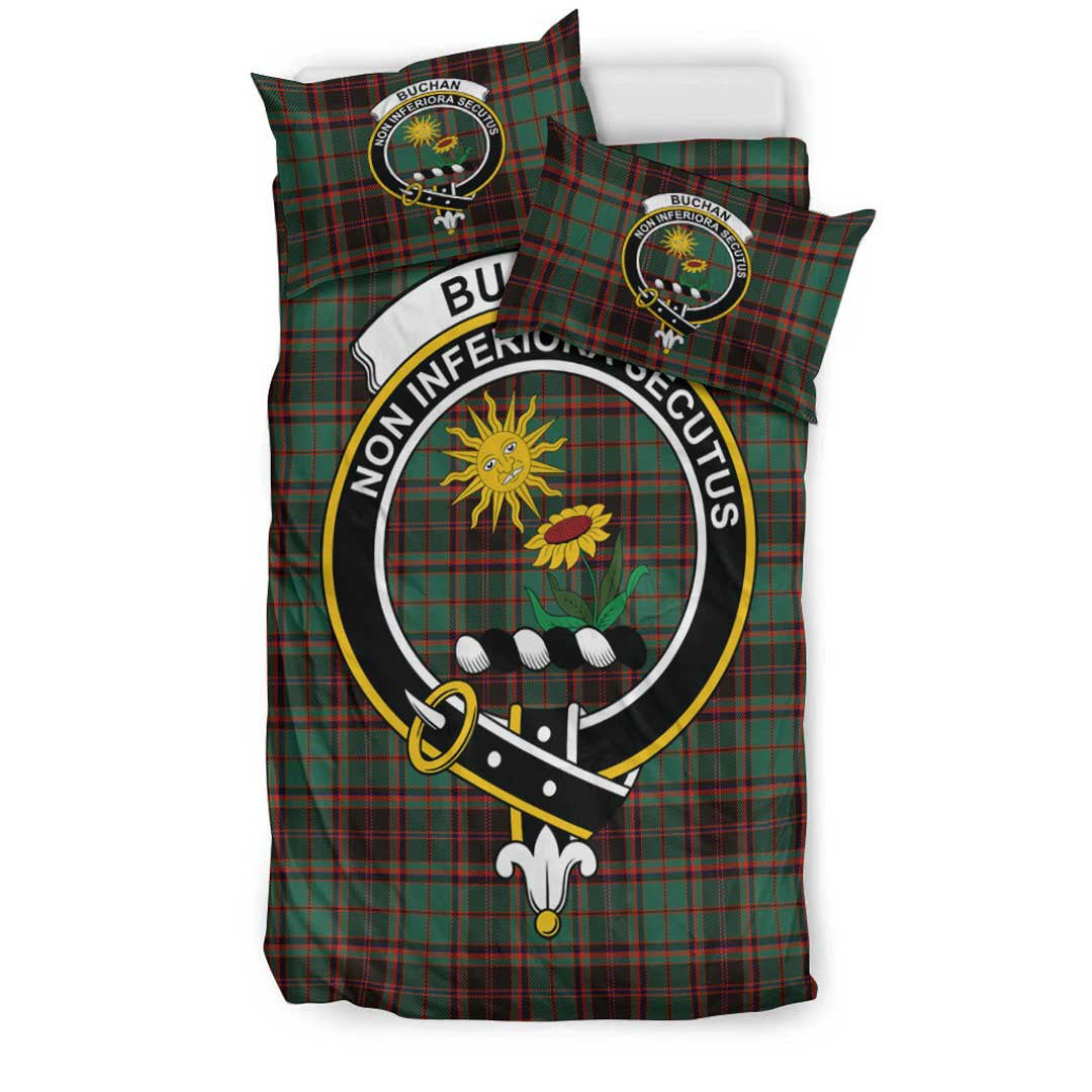 Buchan Ancient Tartan Crest Bedding Set