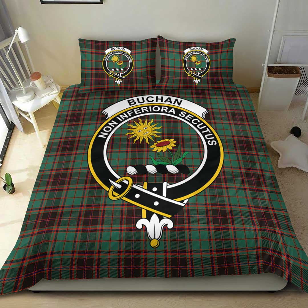 Buchan Ancient Tartan Crest Bedding Set