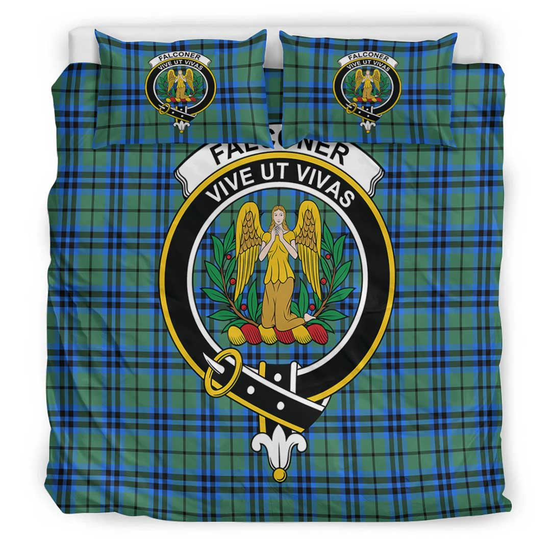 Falconer Tartan Crest Bedding Set