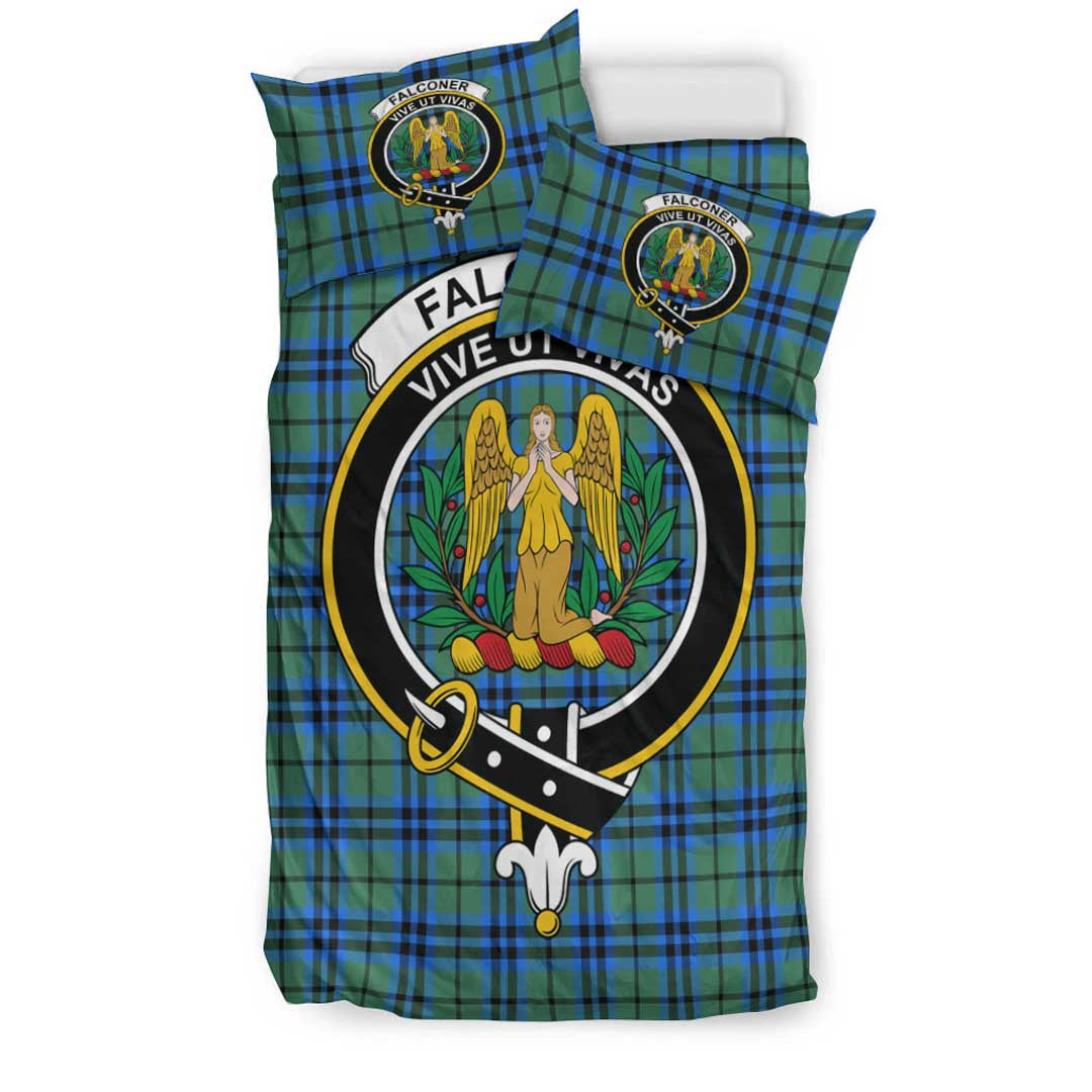 Falconer Tartan Crest Bedding Set