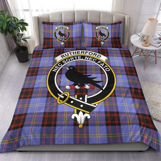 Rutherford Tartan Crest Bedding Set