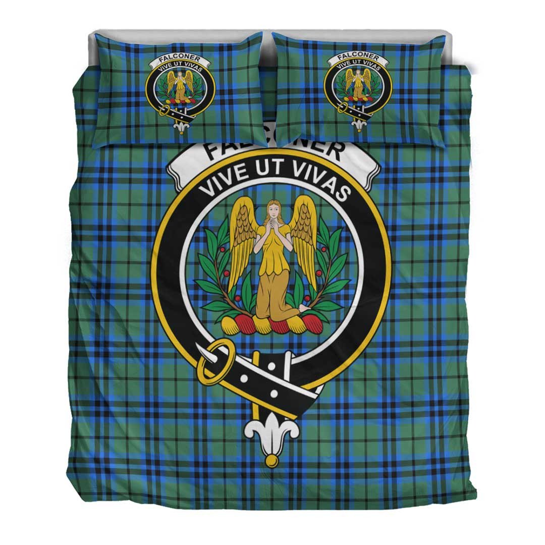 Falconer Tartan Crest Bedding Set