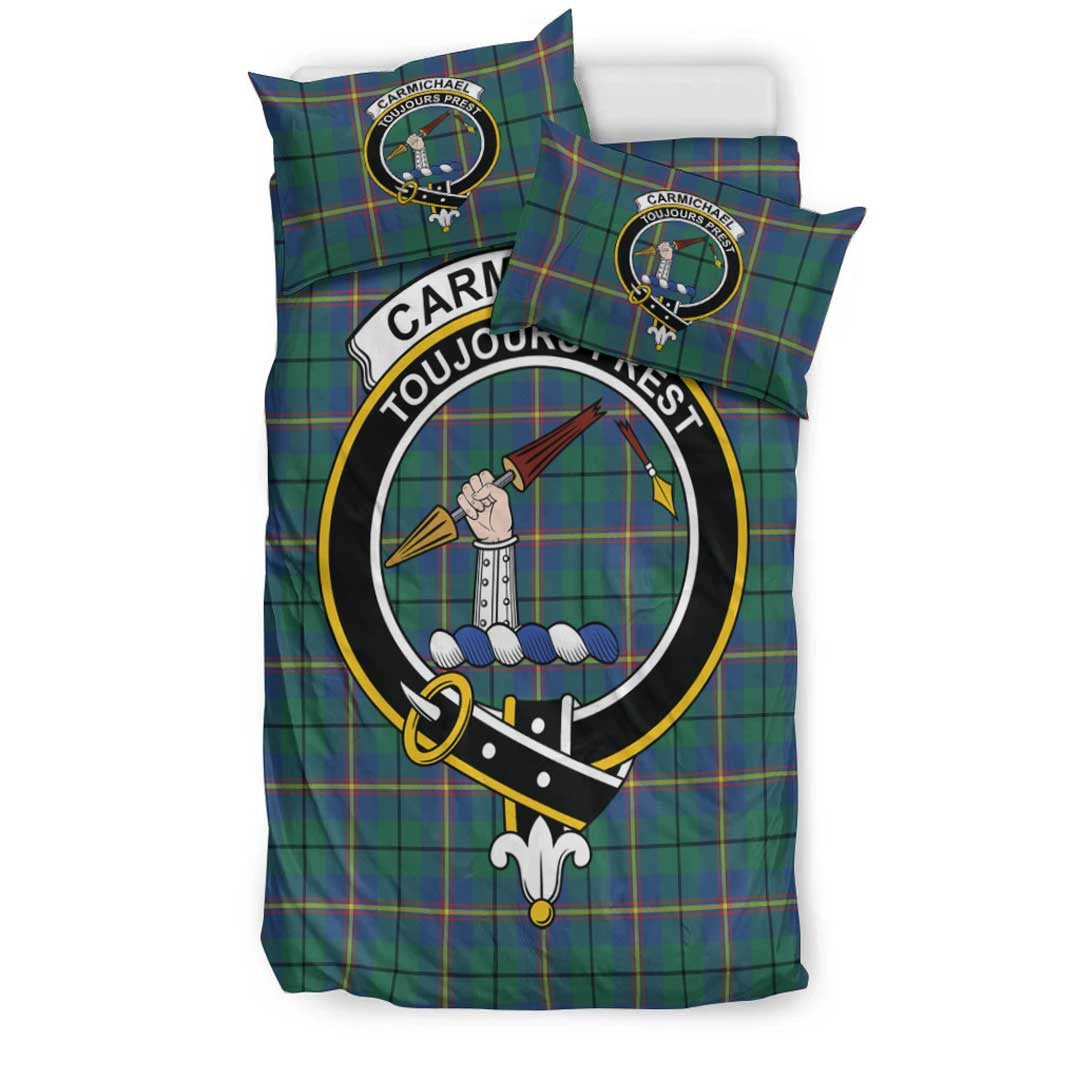 Carmichael Ancient Tartan Crest Bedding Set