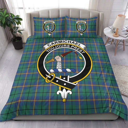 Carmichael Ancient Tartan Crest Bedding Set