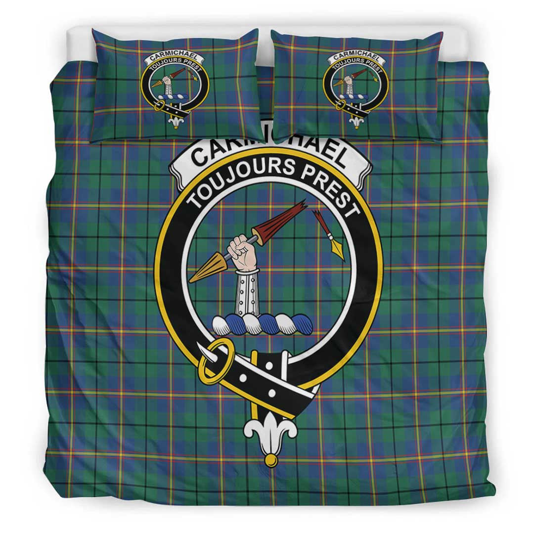 Carmichael Ancient Tartan Crest Bedding Set