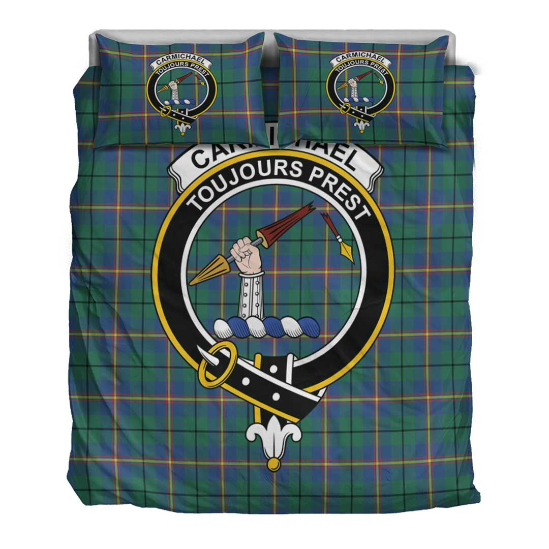 Carmichael Ancient Tartan Crest Bedding Set