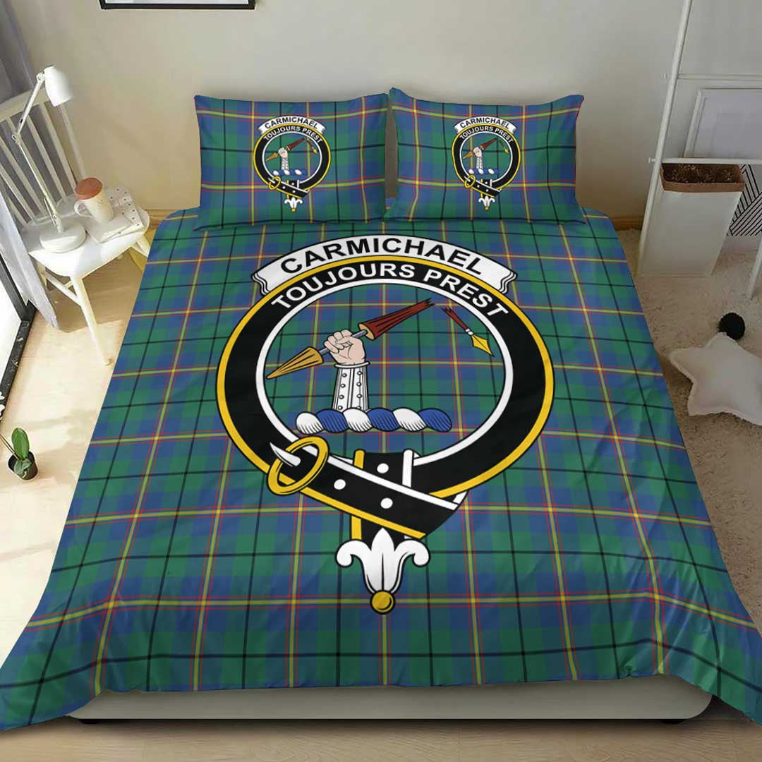 Carmichael Ancient Tartan Crest Bedding Set