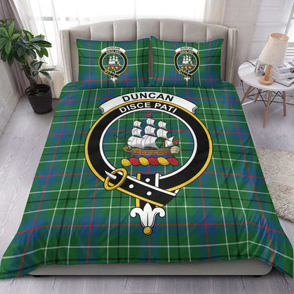 Duncan Ancient Tartan Crest Bedding Set