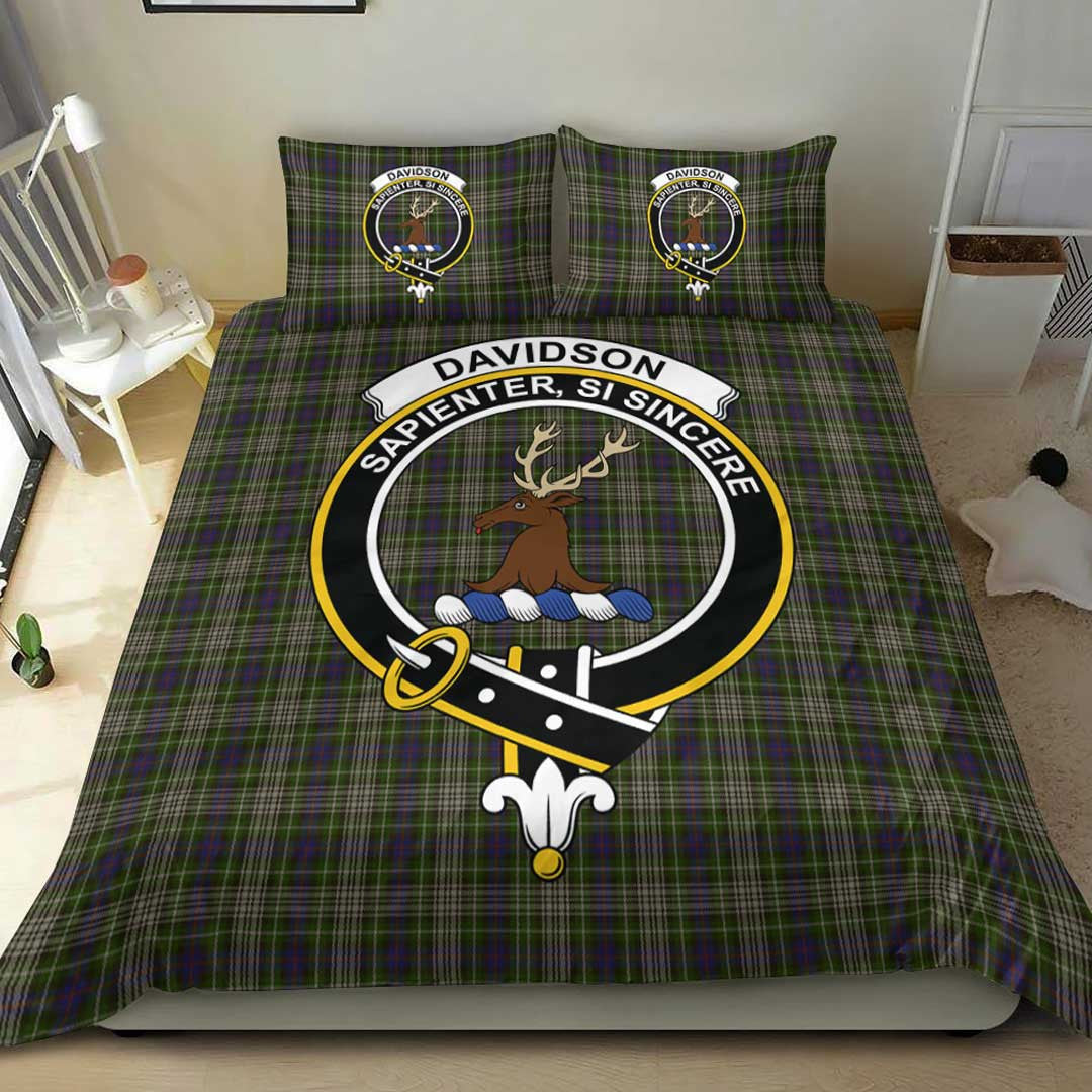 Davidson Tulloch Dress Tartan Crest Bedding Set