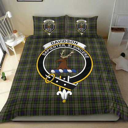 Davidson Tulloch Dress Tartan Crest Bedding Set