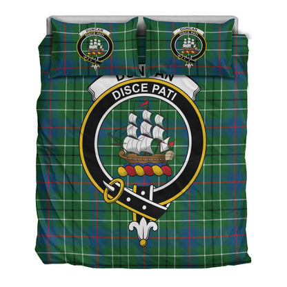 Duncan Ancient Tartan Crest Bedding Set