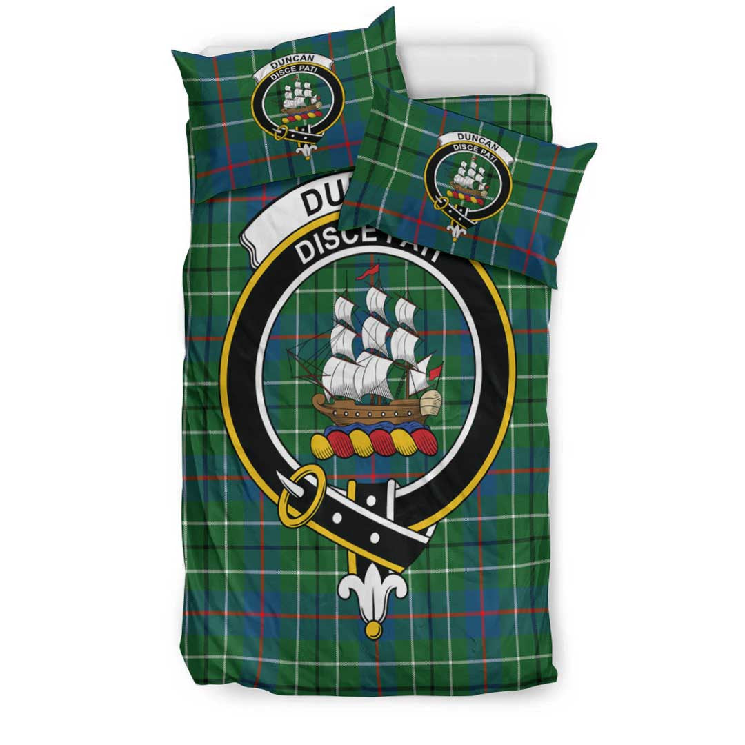 Duncan Ancient Tartan Crest Bedding Set