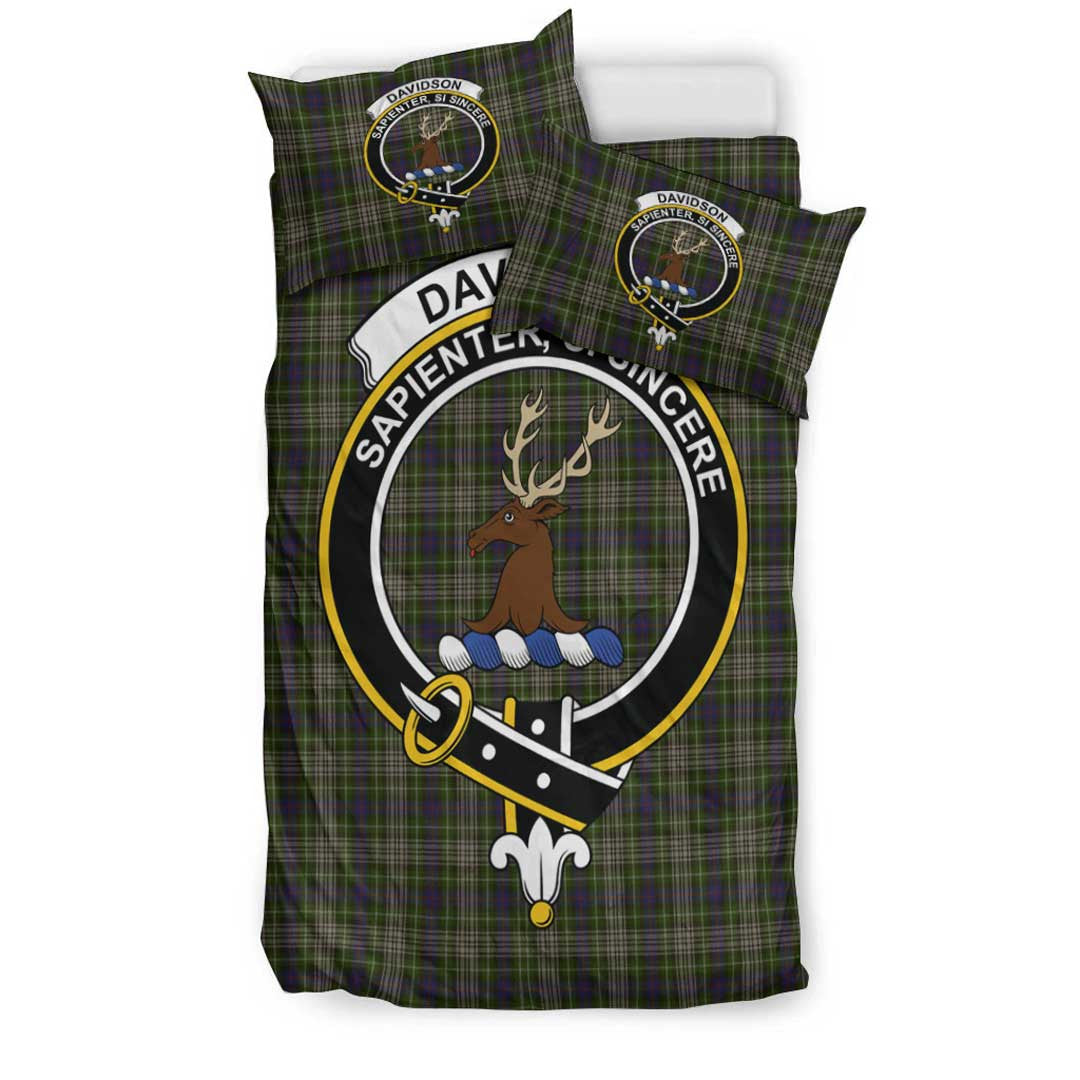 Davidson Tulloch Dress Tartan Crest Bedding Set