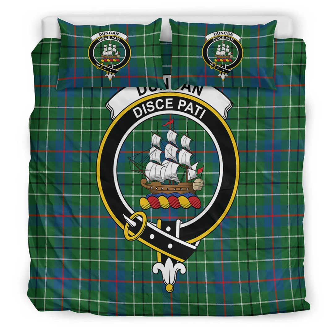 Duncan Ancient Tartan Crest Bedding Set