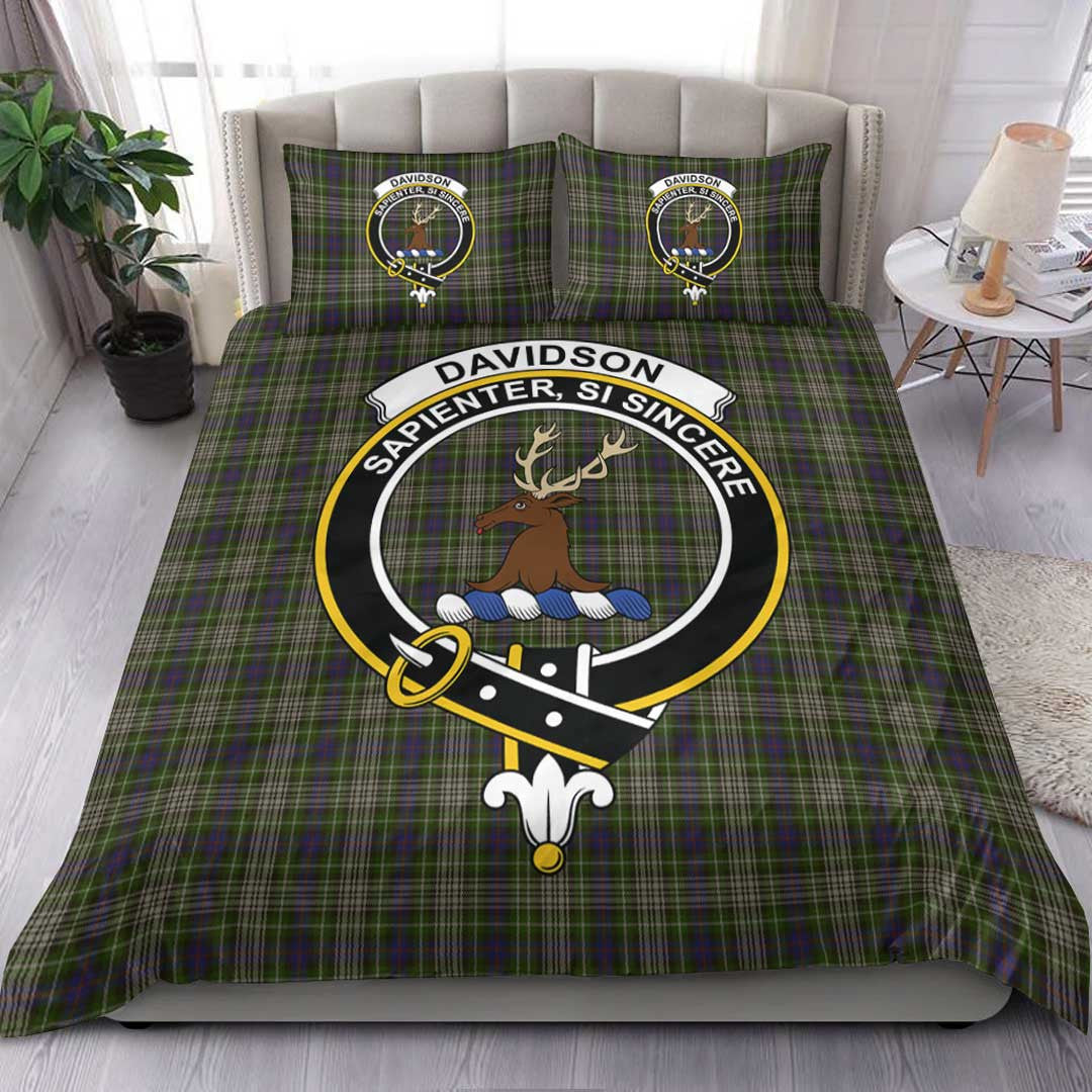 Davidson Tulloch Dress Tartan Crest Bedding Set