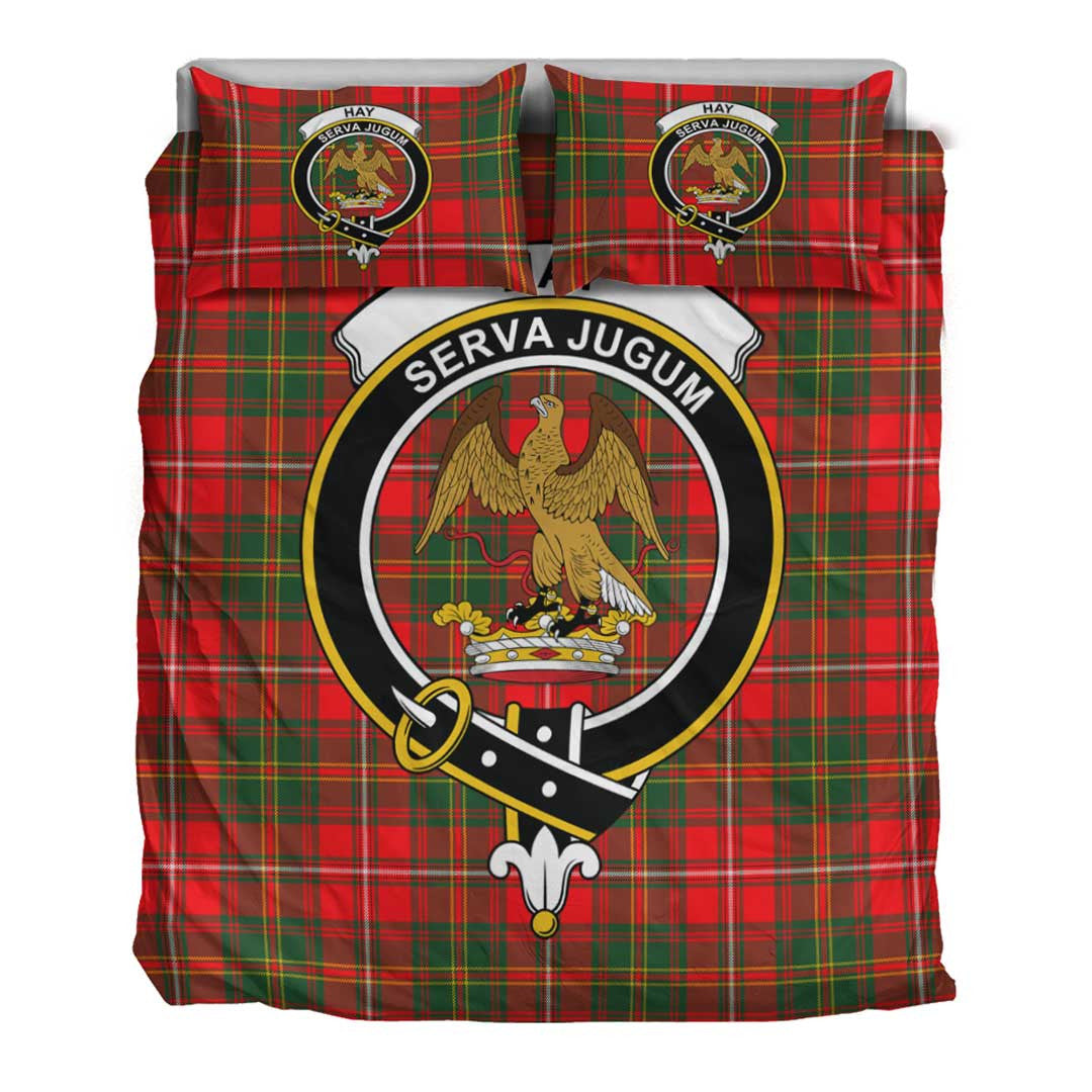 Hay Modern Tartan Crest Bedding Set