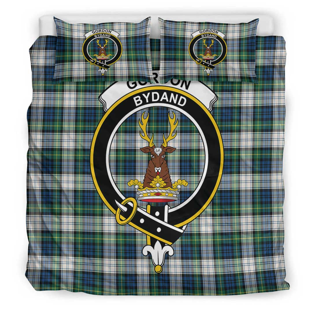 Gordon Dress Ancient Tartan Crest Bedding Set