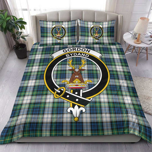 Gordon Dress Ancient Tartan Crest Bedding Set