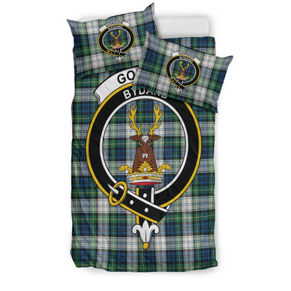 Gordon Dress Ancient Tartan Crest Bedding Set