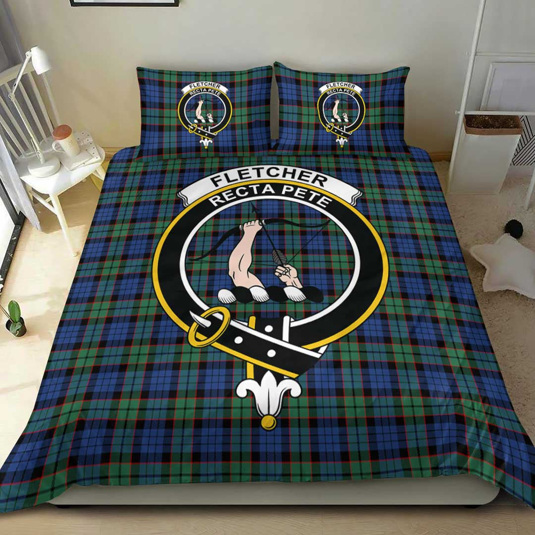 Fletcher Ancient Tartan Crest Bedding Set