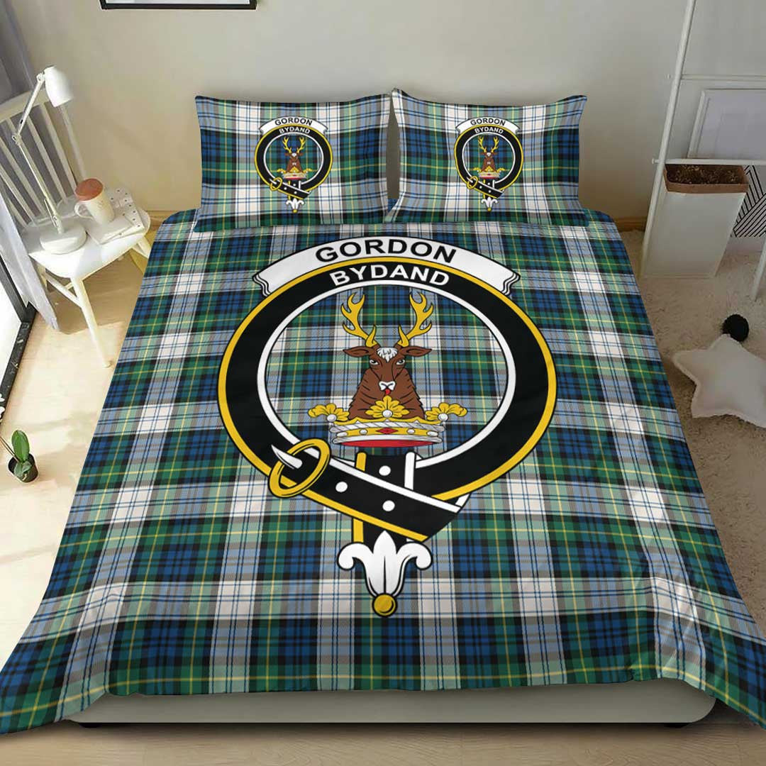 Gordon Dress Ancient Tartan Crest Bedding Set