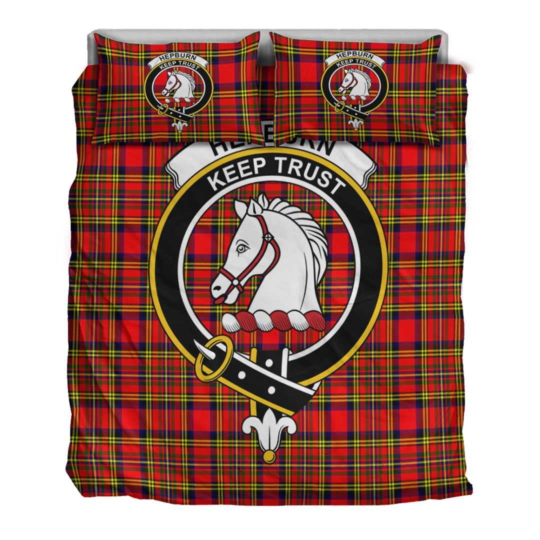 Hepburn Tartan Crest Bedding Set