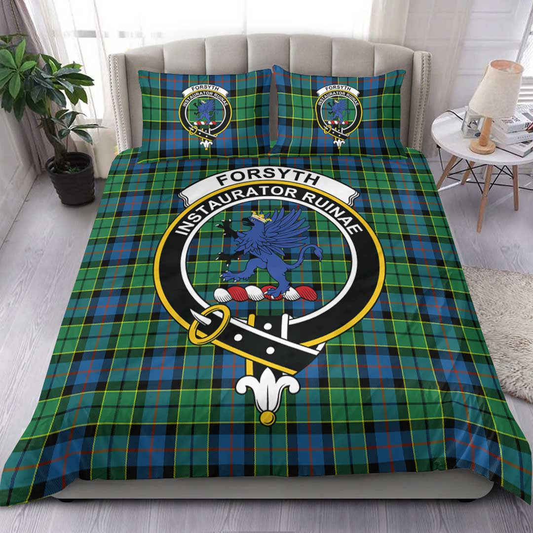 Forsyth Ancient Tartan Crest Bedding Set