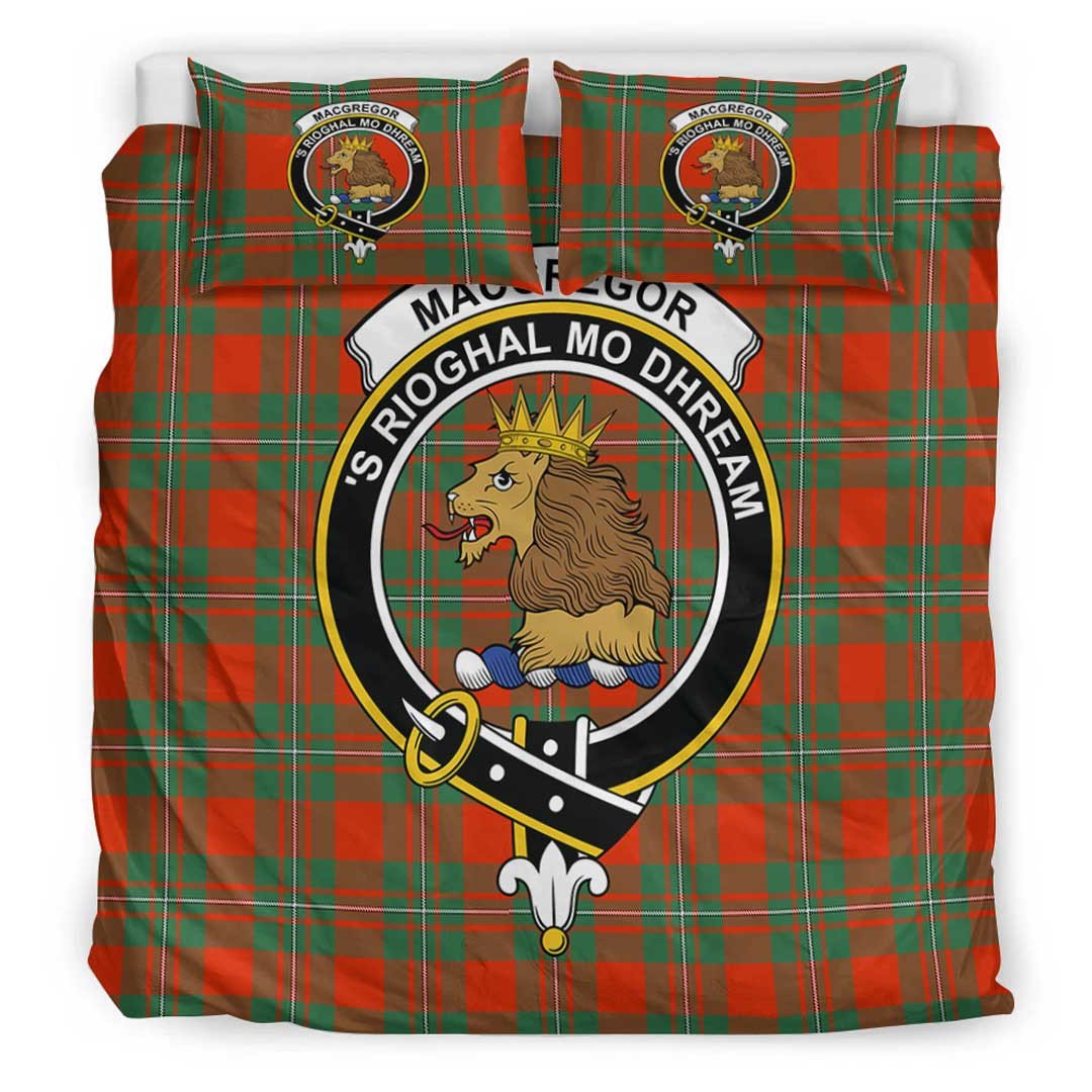 MacGregor Ancient Tartan Crest Bedding Set