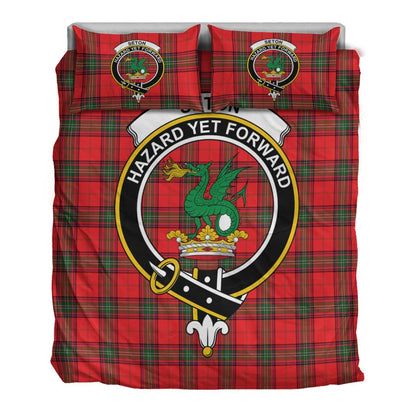 Seton Modern Tartan Crest Bedding Set