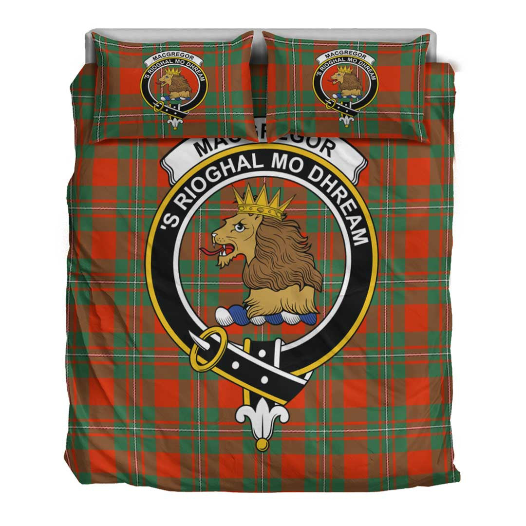 MacGregor Ancient Tartan Crest Bedding Set