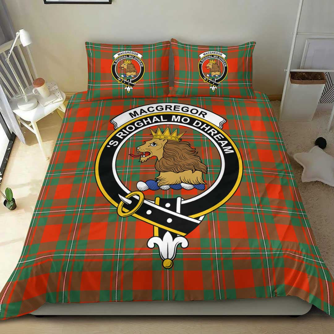 MacGregor Ancient Tartan Crest Bedding Set