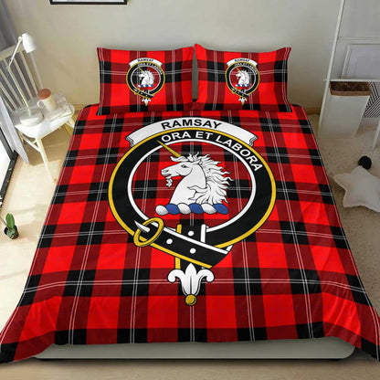 Ramsay Modern Tartan Crest Bedding Set