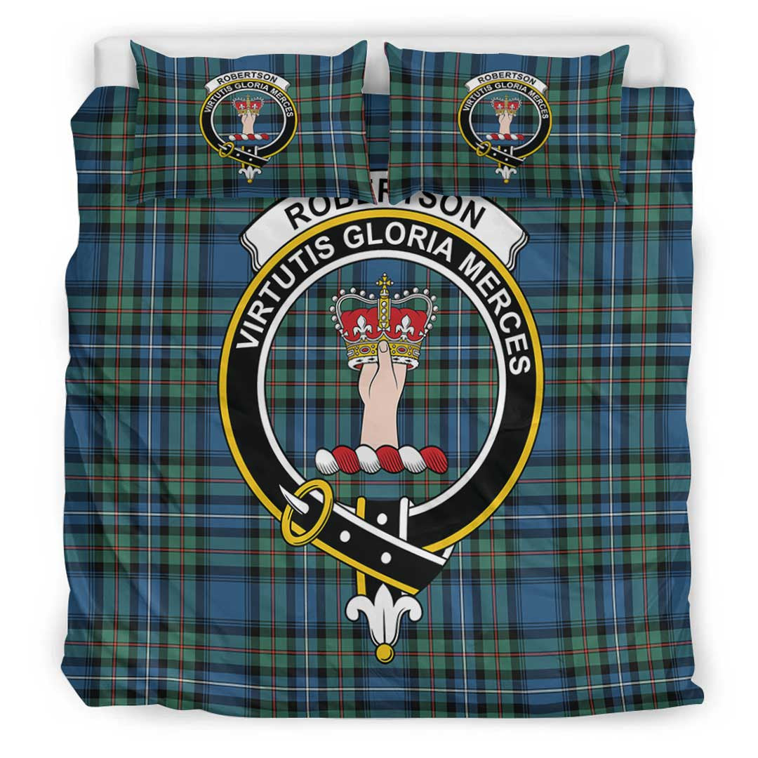 Robertson Hunting Ancient Tartan Crest Bedding Set