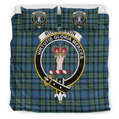 Robertson Hunting Ancient Tartan Crest Bedding Set