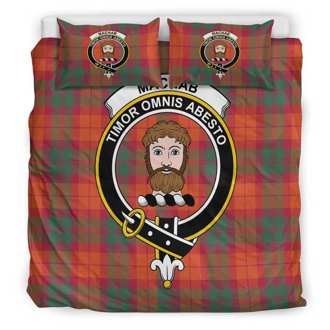 MacNab Ancient Tartan Crest Bedding Set