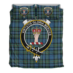 Robertson Hunting Ancient Tartan Crest Bedding Set