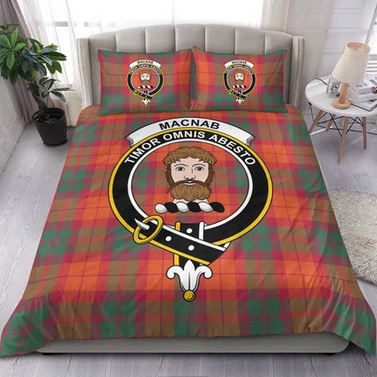 MacNab Ancient Tartan Crest Bedding Set