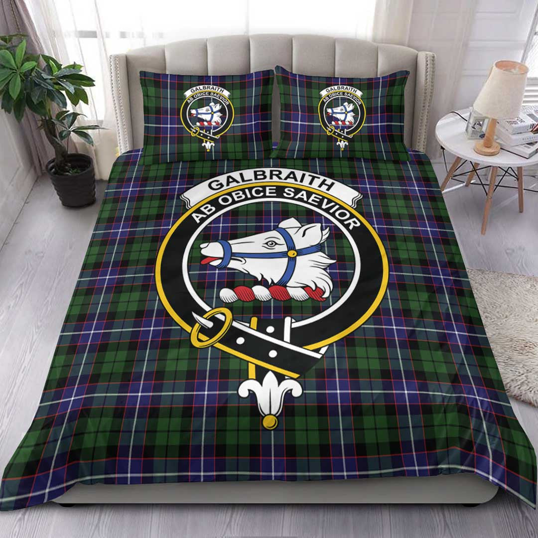 Galbraith Modern Tartan Crest Bedding Set