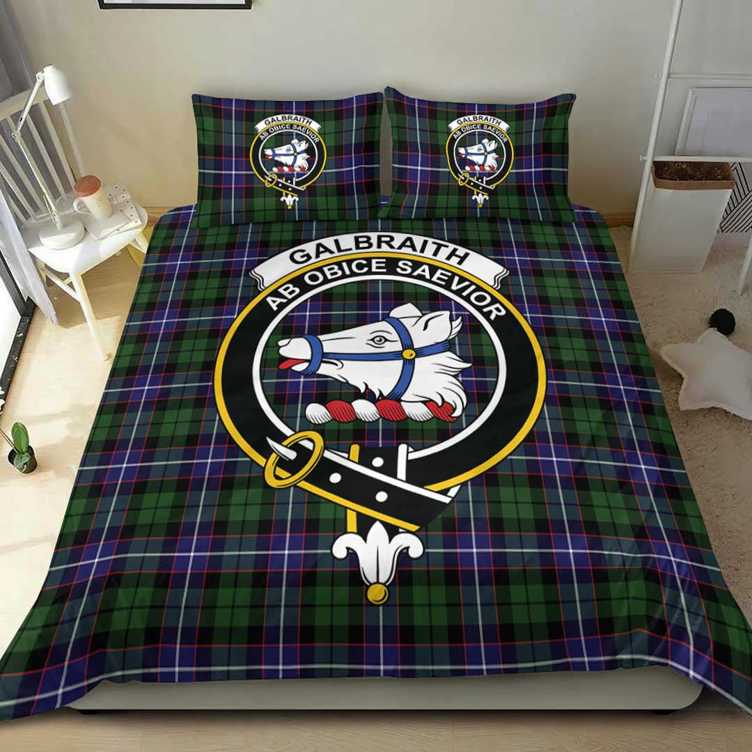 Galbraith Modern Tartan Crest Bedding Set