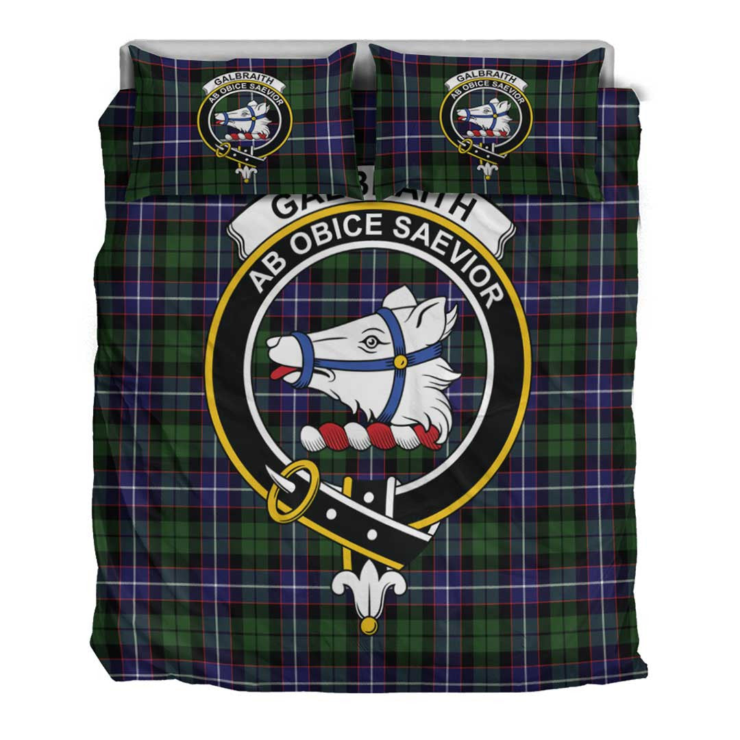 Galbraith Modern Tartan Crest Bedding Set