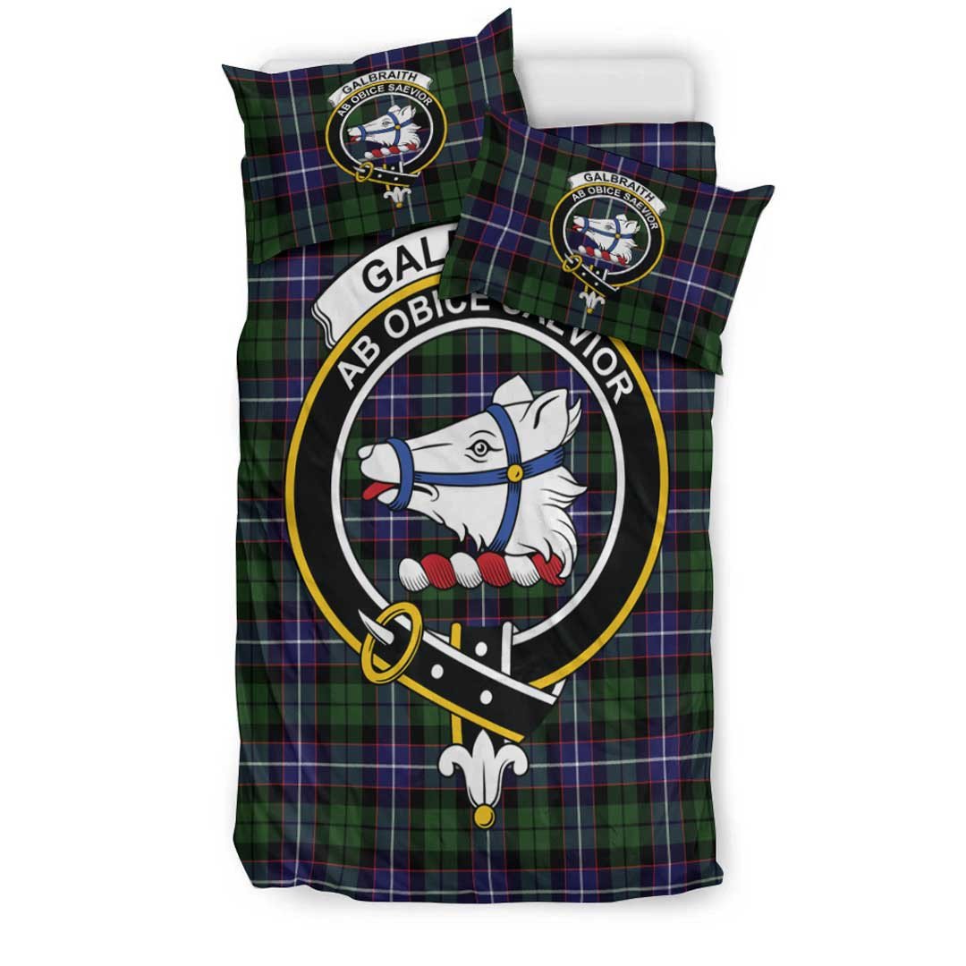 Galbraith Modern Tartan Crest Bedding Set