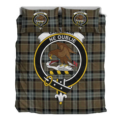 Graham of Menteith Weathered Tartan Crest Bedding Set