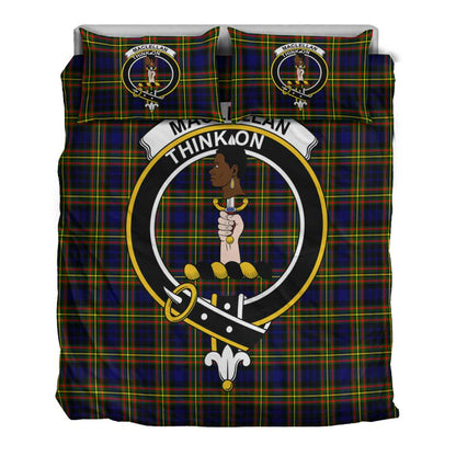 MacLellan Modern Tartan Crest Bedding Set